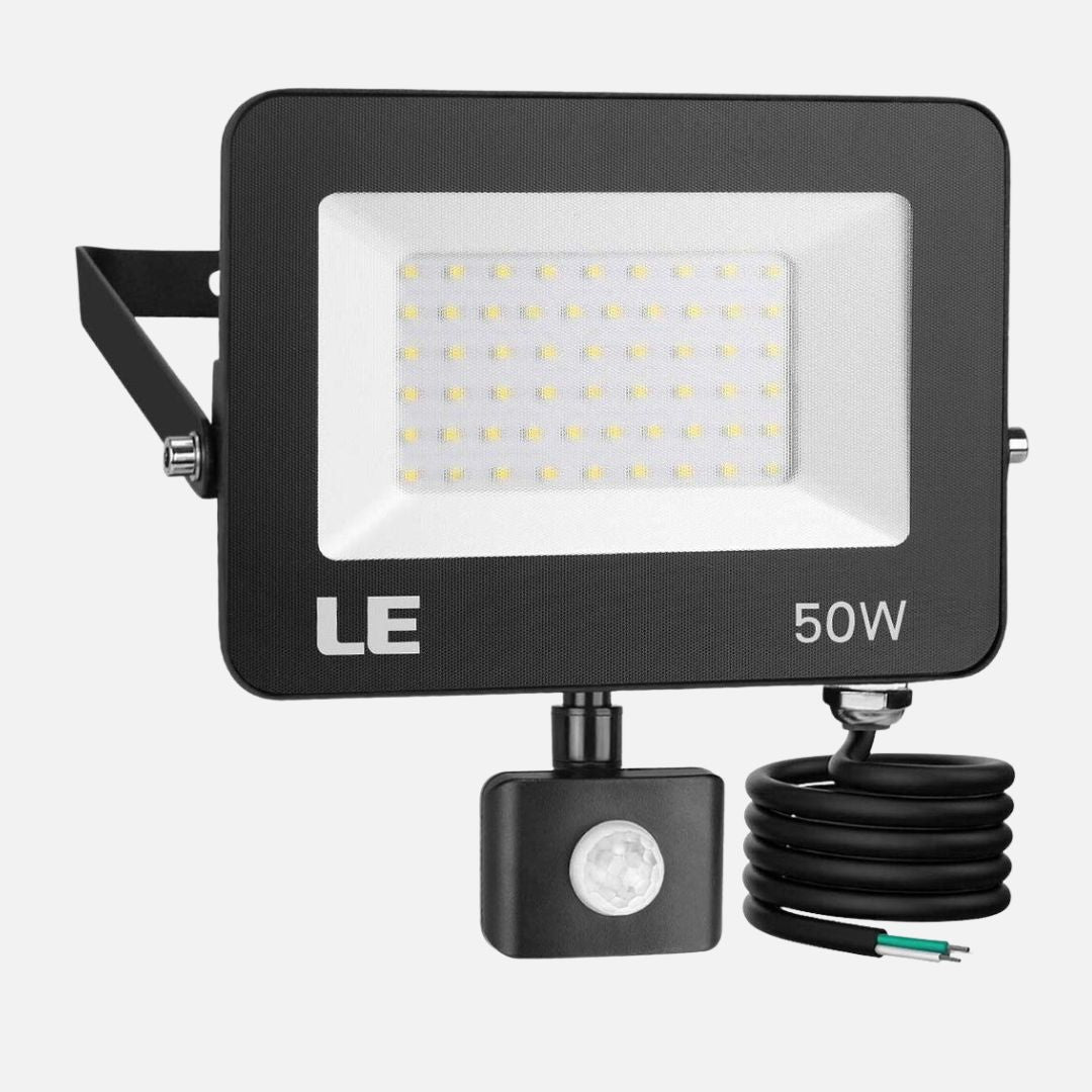 LED Flood Light Motion Sensor 15W/30W/50W 5000K Waterproof Outdoor