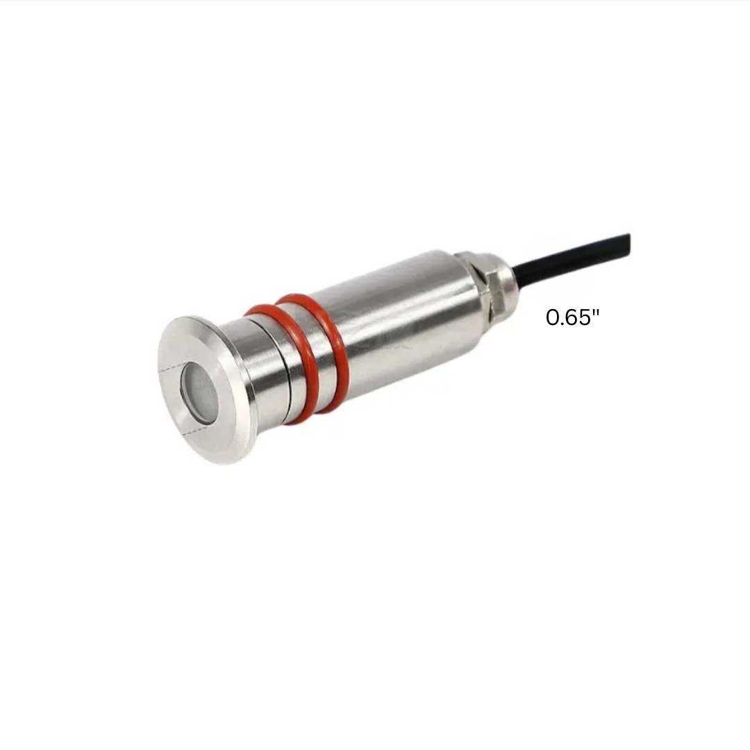 Outdoor Recessed Deck Light Stainless Steel IP68 Warm White