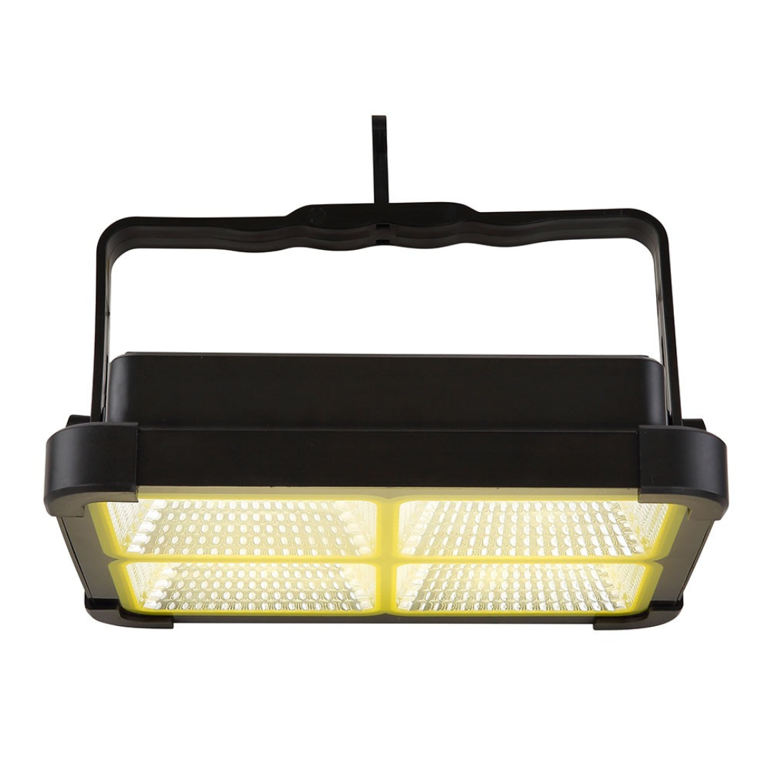 LED Solar Spotlight Outdoor 2000lm Dimmable Black IP44