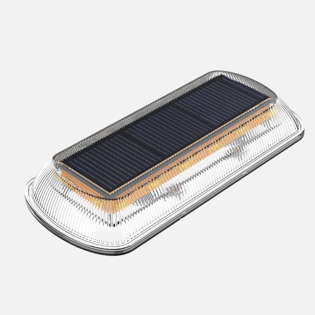 Waterproof Solar Step Lights - 30 LEDs Outdoor Lights for Pathways, 4 Pack