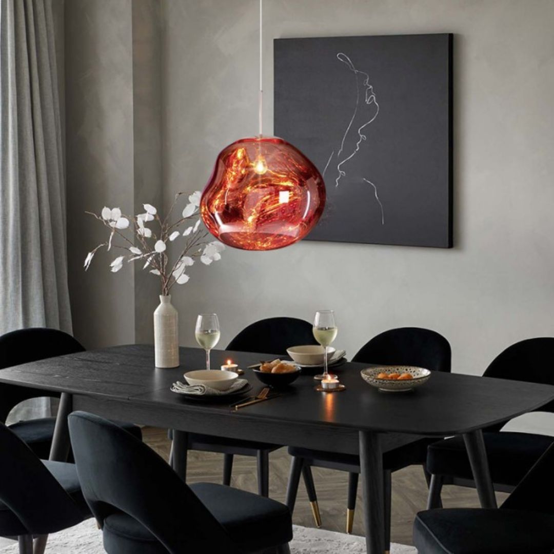 Acrylic Pendant Light – E27, Polished Finish, 4 Sizes