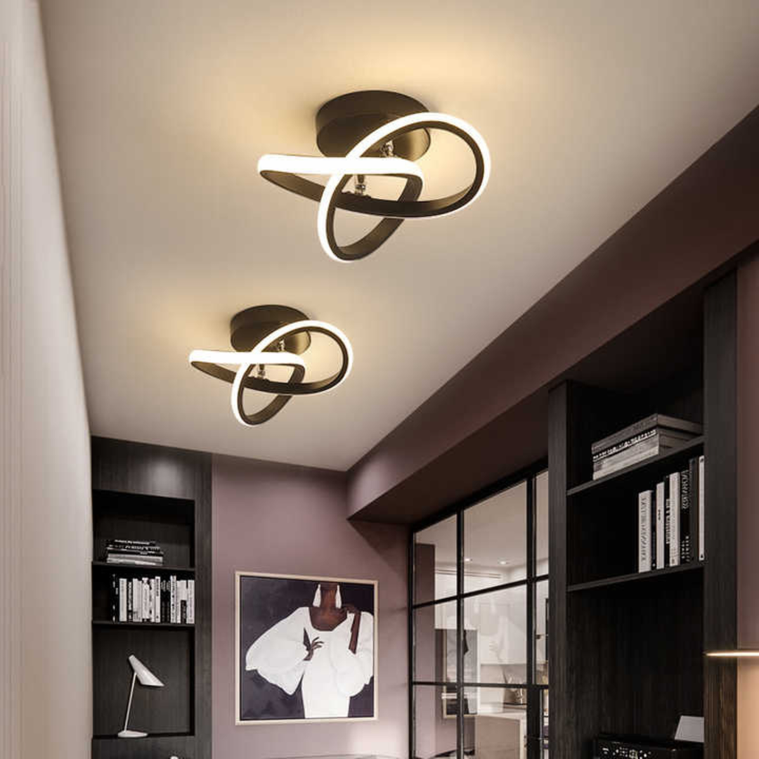 Flush Mount Ceiling Light – Modern LED, Adjustable