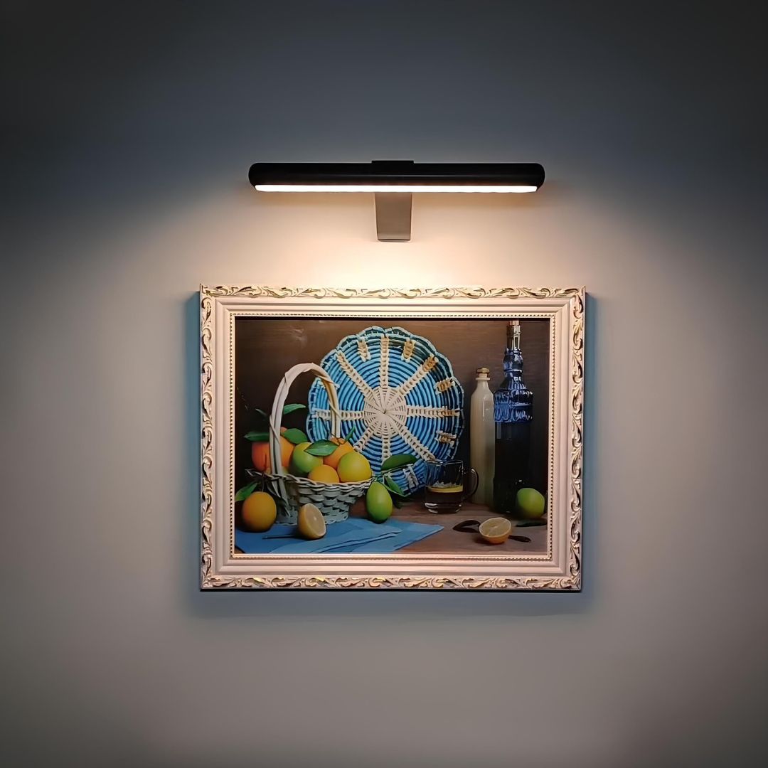Wireless Art Wall Lamp – Adjustable Colors, Rechargeable, Remote