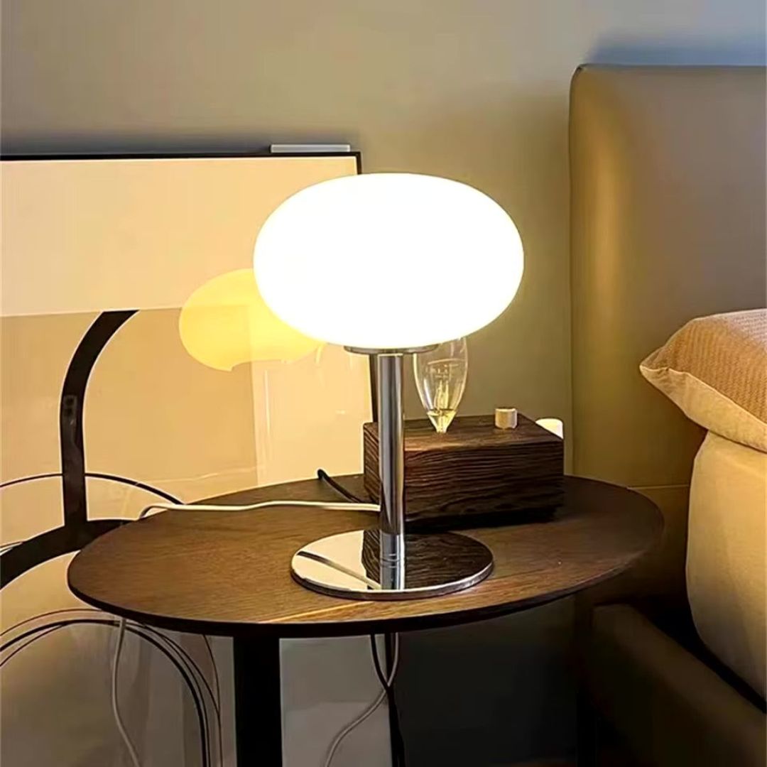 Dimmable Table Lamp – Adjustable Modes, 20cm Round