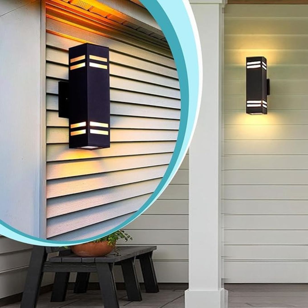 Outdoor Wall Sconce Light IP65 Bronze Aluminum Modern