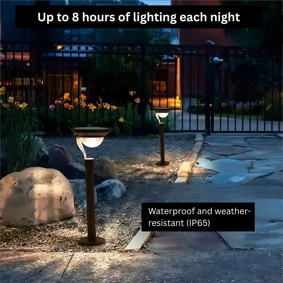 Solar Pathway Light – Eco-Friendly Outdoor Lighting with Automatic Dusk to Dawn Illumination