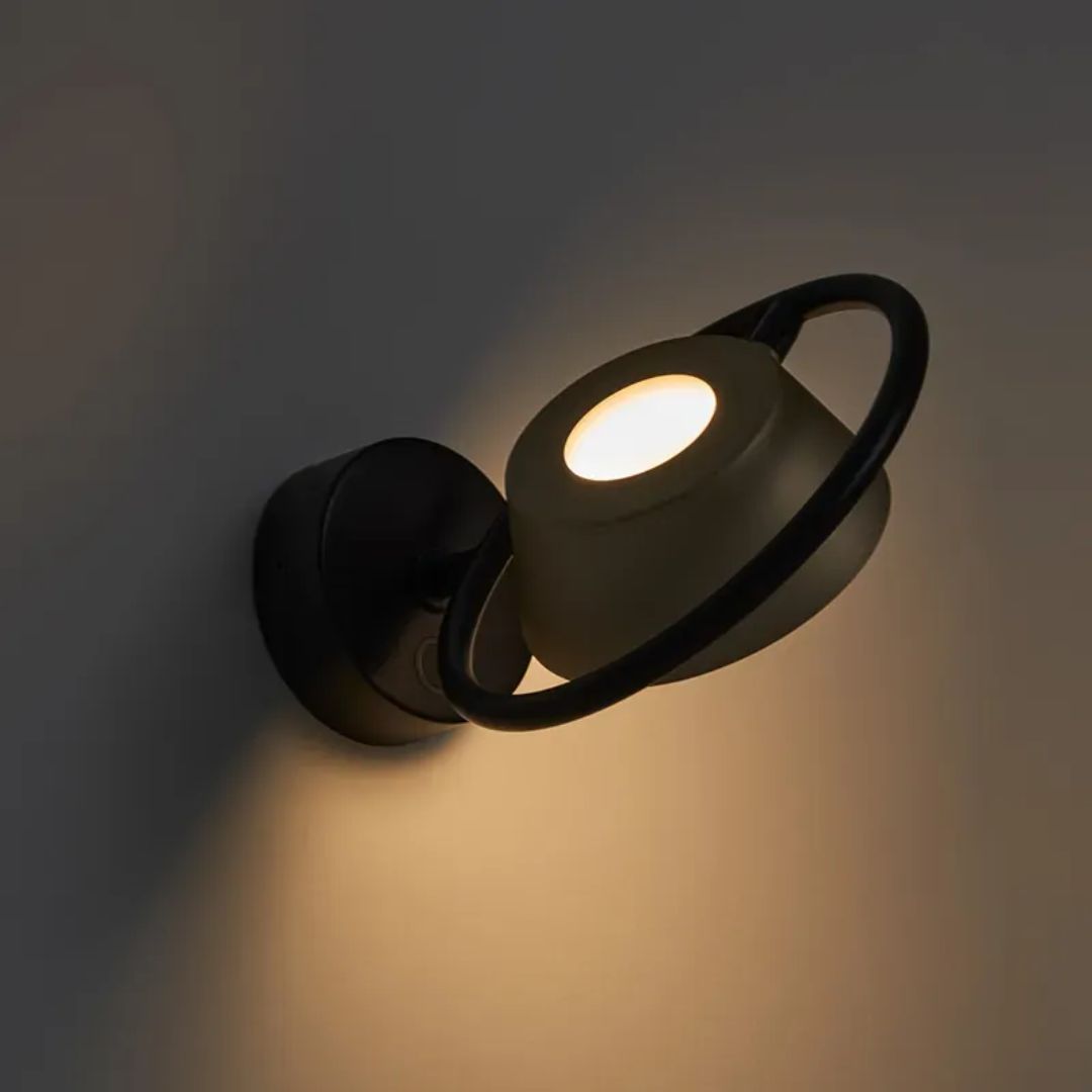 Wall Light with Adjustable Shade in Champagne Finish 3000K LED