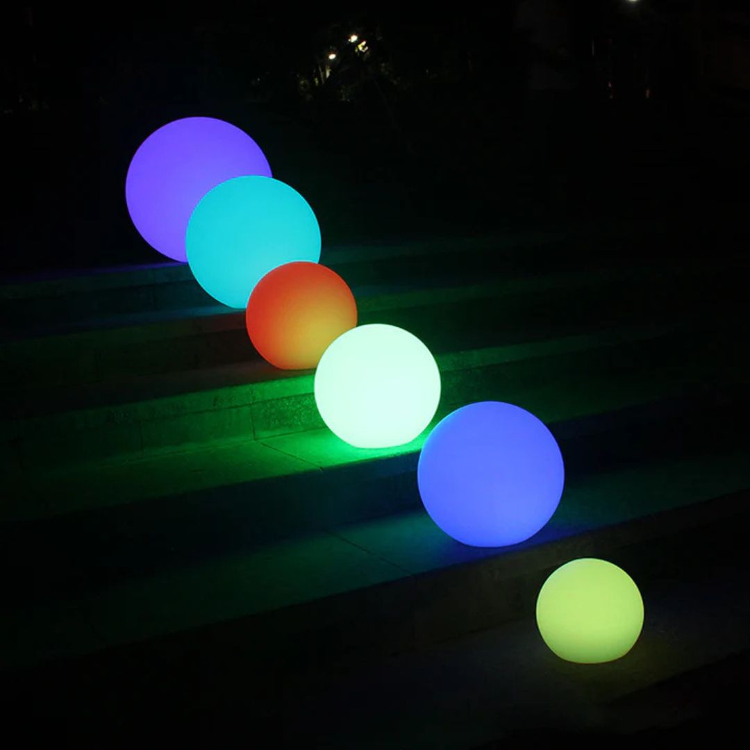 Solar Garden Lights – 16 Colors, Weather-Resistant, Outdoor Landscape Lighting