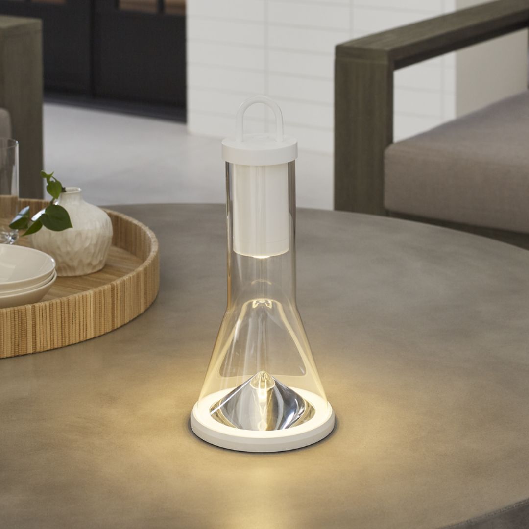 Rechargeable Cordless Table Lamp with Minimalist Design – Perfect for Living Room and Outdoor Use