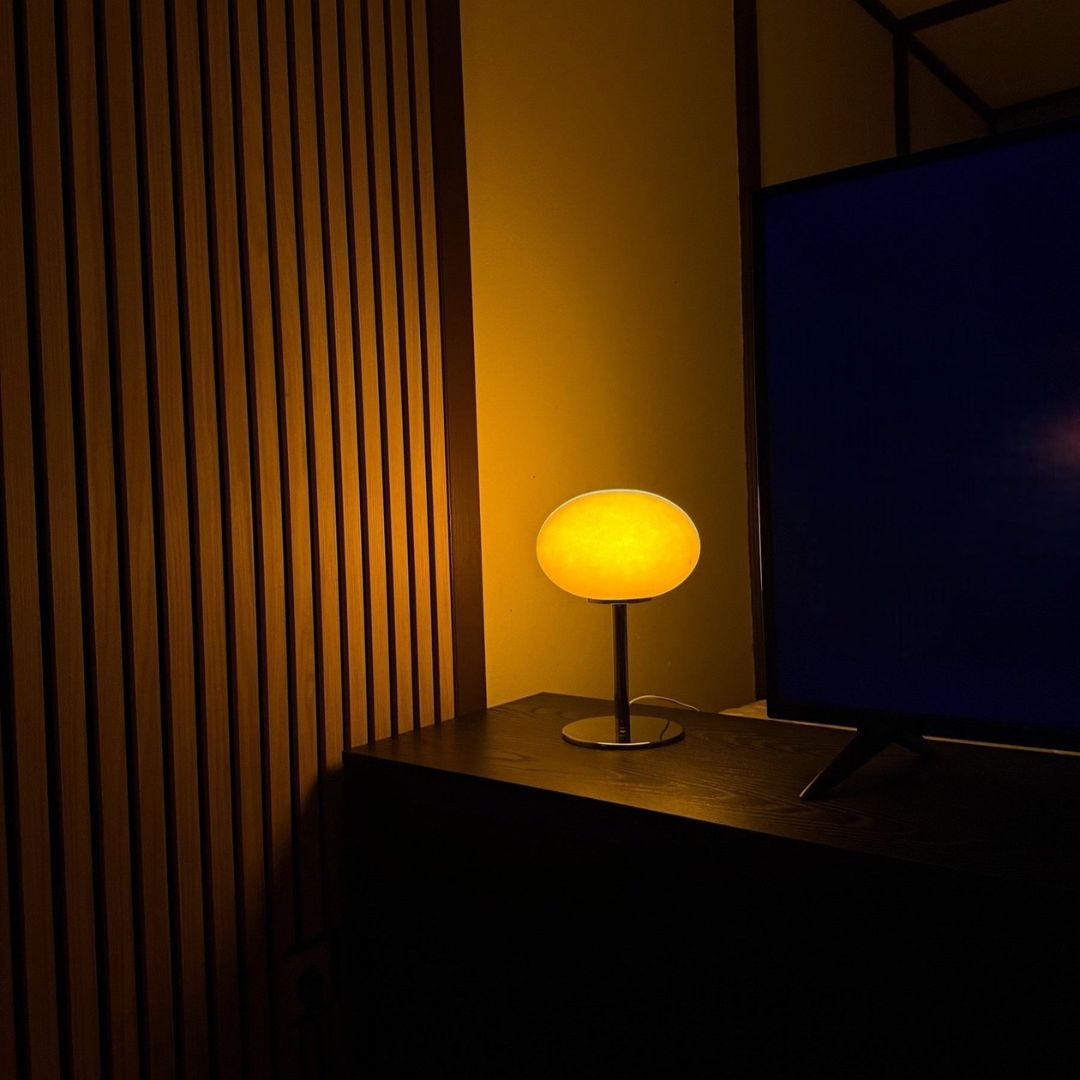Dimmable Table Lamp – Adjustable Modes, 20cm Round