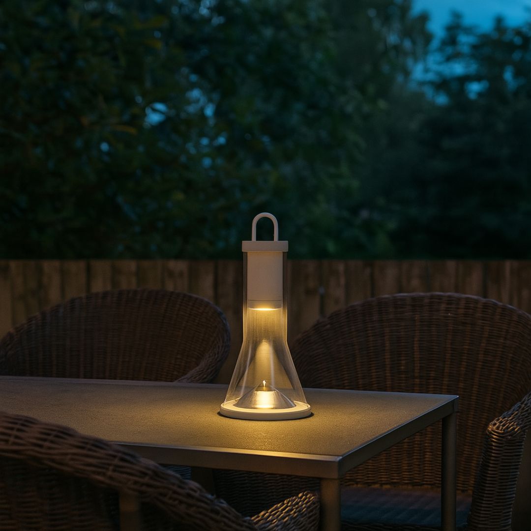 Rechargeable Cordless Table Lamp with Minimalist Design – Perfect for Living Room and Outdoor Use