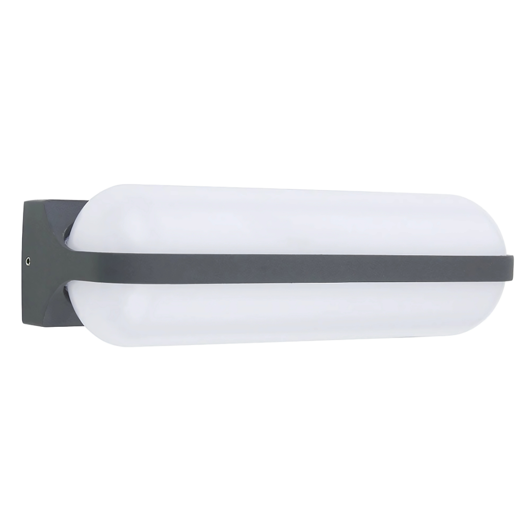 LED Outdoor Wall Light Up Down IP54 3000K Opal Anthracite