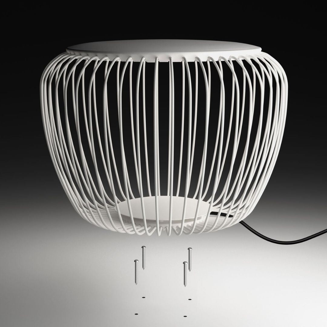 Outdoor LED Floor Lamp Stainless Steel Sand Ash IP65