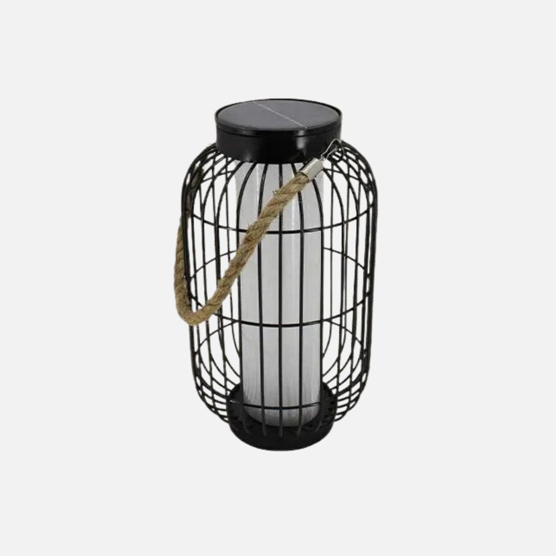 Solar LED Garden Lantern Light with Rope Handle – IP55