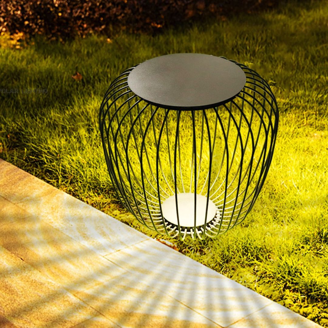 Outdoor LED Floor Lamp Stainless Steel Sand Ash IP65