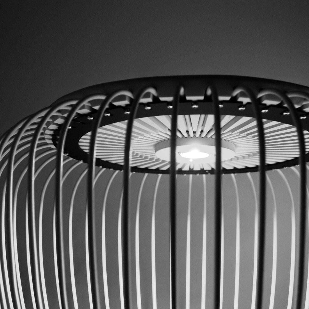 Outdoor LED Floor Lamp Stainless Steel Sand Ash IP65