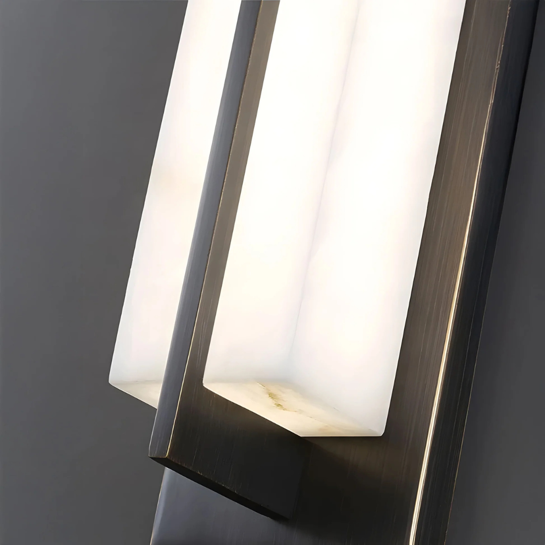 LED Wall Light – Black, IP65 Waterproof, Warm Light