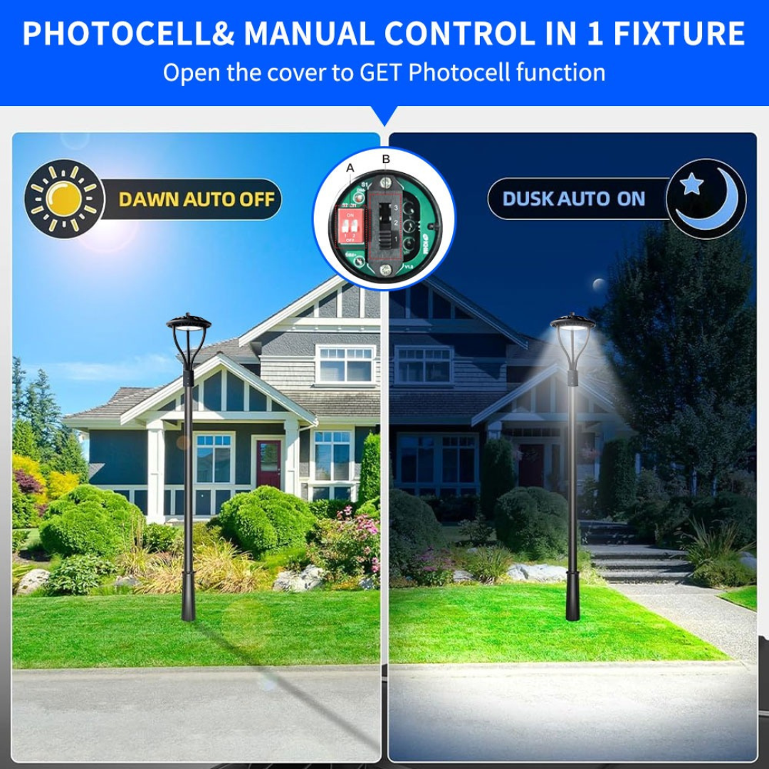 Outdoor LED Pole Light 50W-150W IP65 Waterproof CCT Tunable