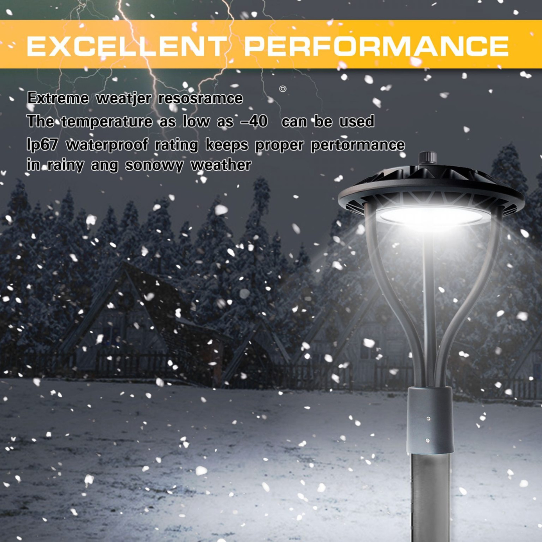 Outdoor LED Pole Light 50W-150W IP65 Waterproof CCT Tunable