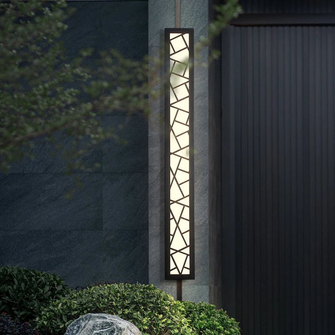 Waterproof Modern Outdoor Wall Sconce with Dimmable LED Lighting