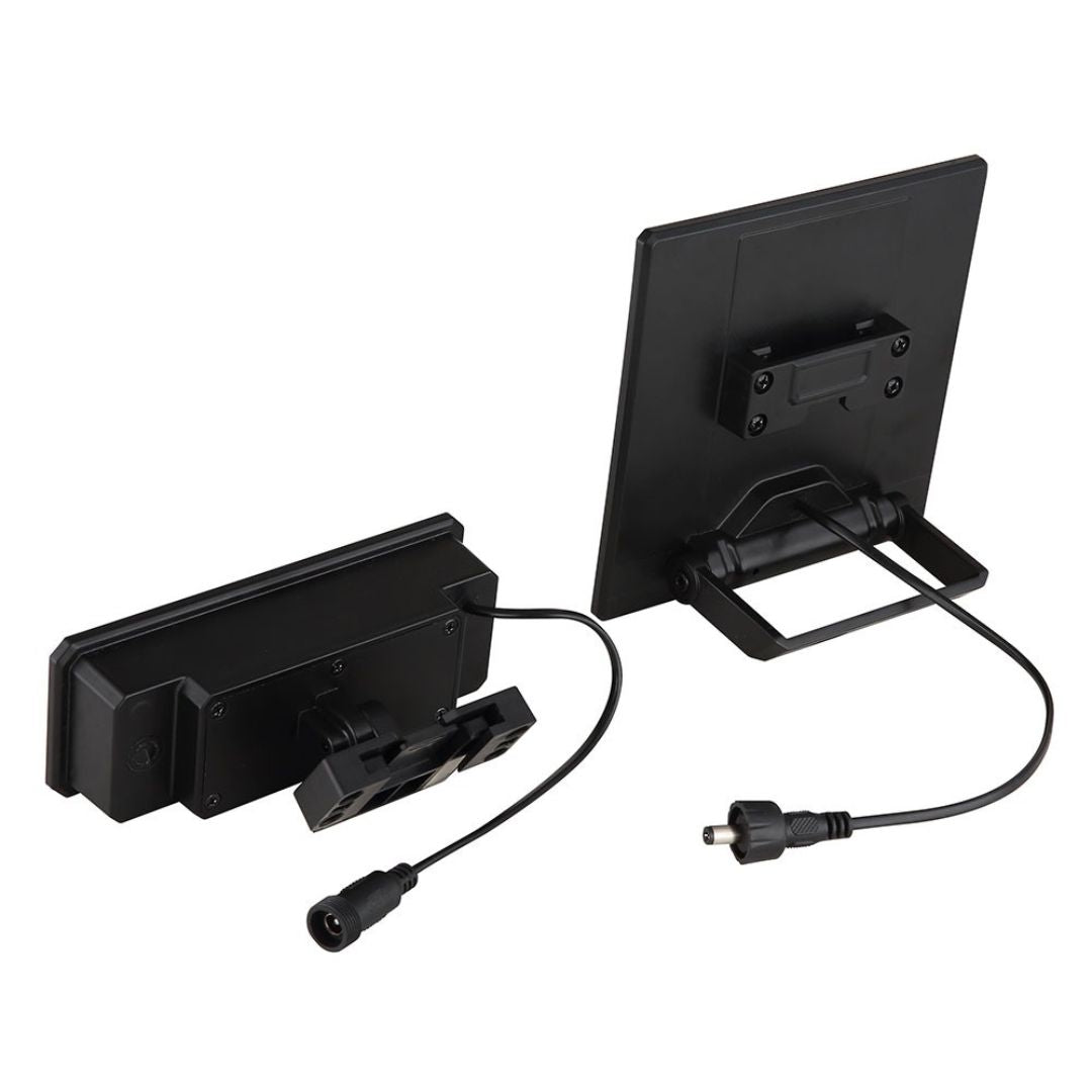 LED Solar Wall Light with Motion Sensor IP65 500lm Black