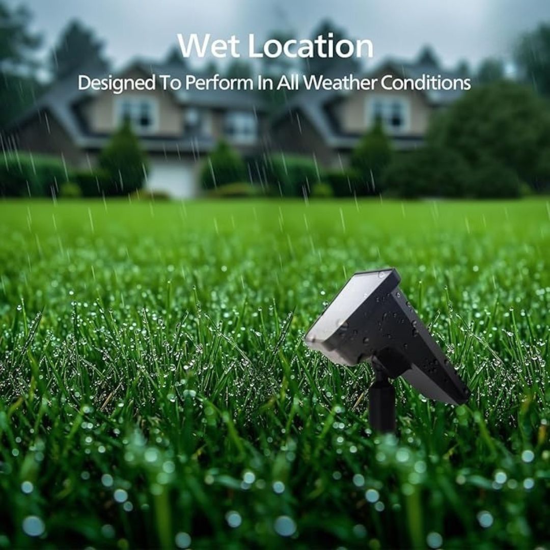 Solar Spot Lights Outdoor 28 LED 7500K Waterproof Landscape Lamps