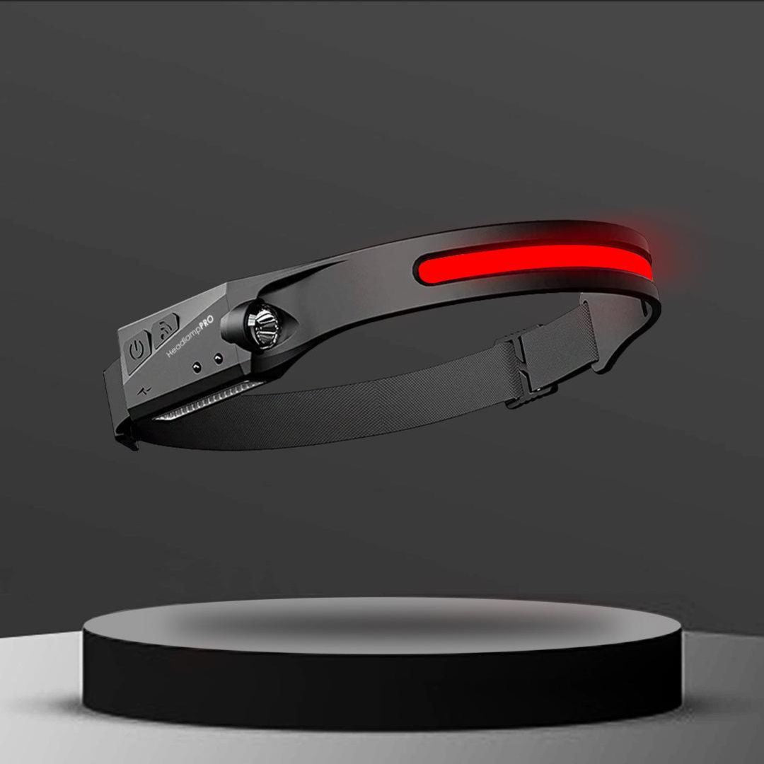 LED Headlamp – Rechargeable, 230° Wide-Angle, Motion Sensor