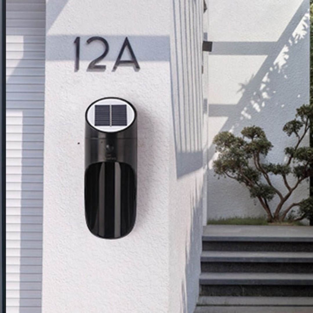Solar Powered LED Wall Light Outdoor Waterproof Motion Sensor