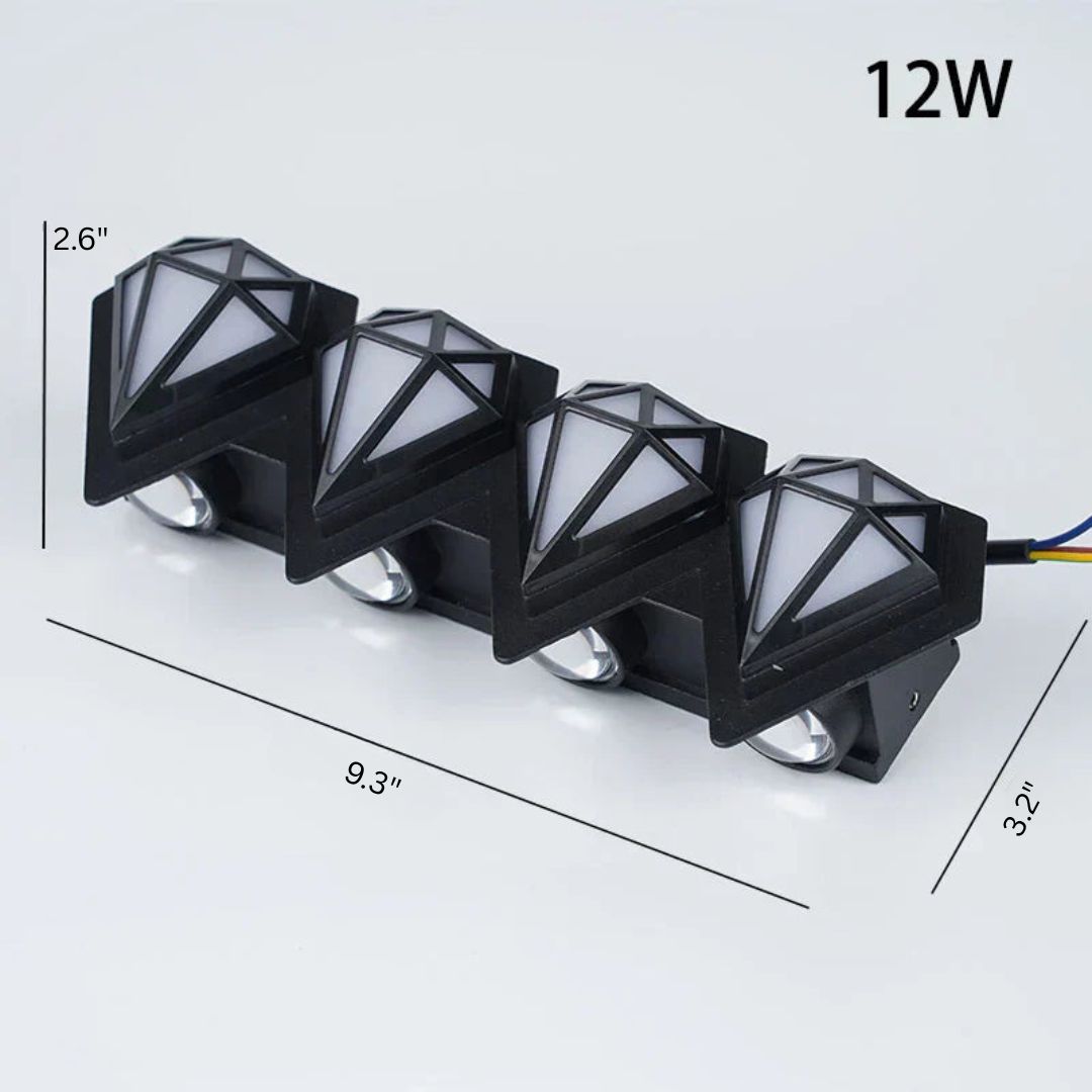 Waterproof Outdoor Wall Lamp with LED Lighting – Stylish Exterior Sconce