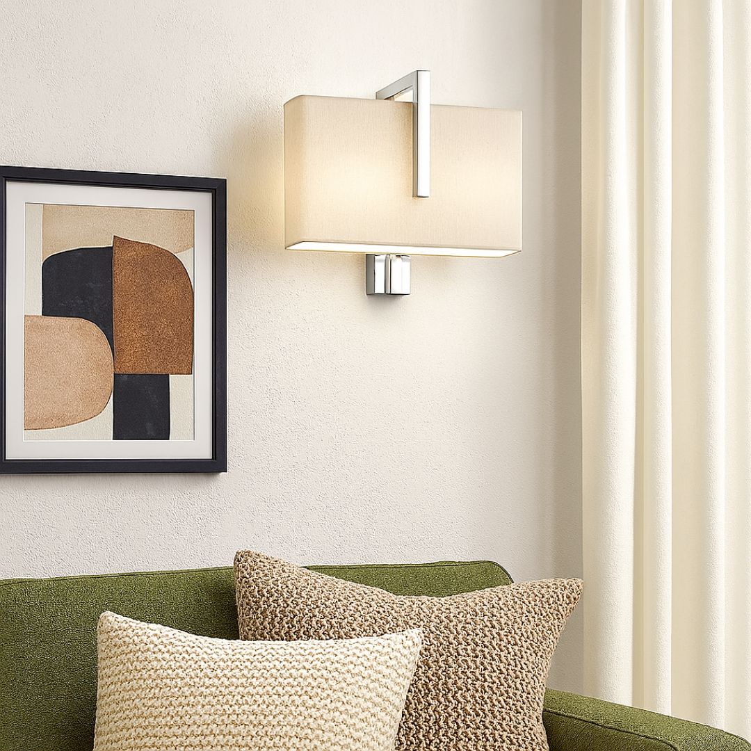 Elegant Wall Sconces for Ambient Lighting – Modern Metal and Glass Design