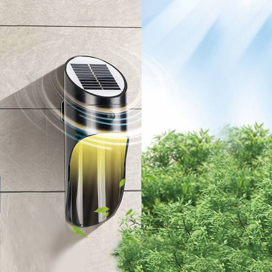 Solar Powered LED Wall Light Outdoor Waterproof Motion Sensor