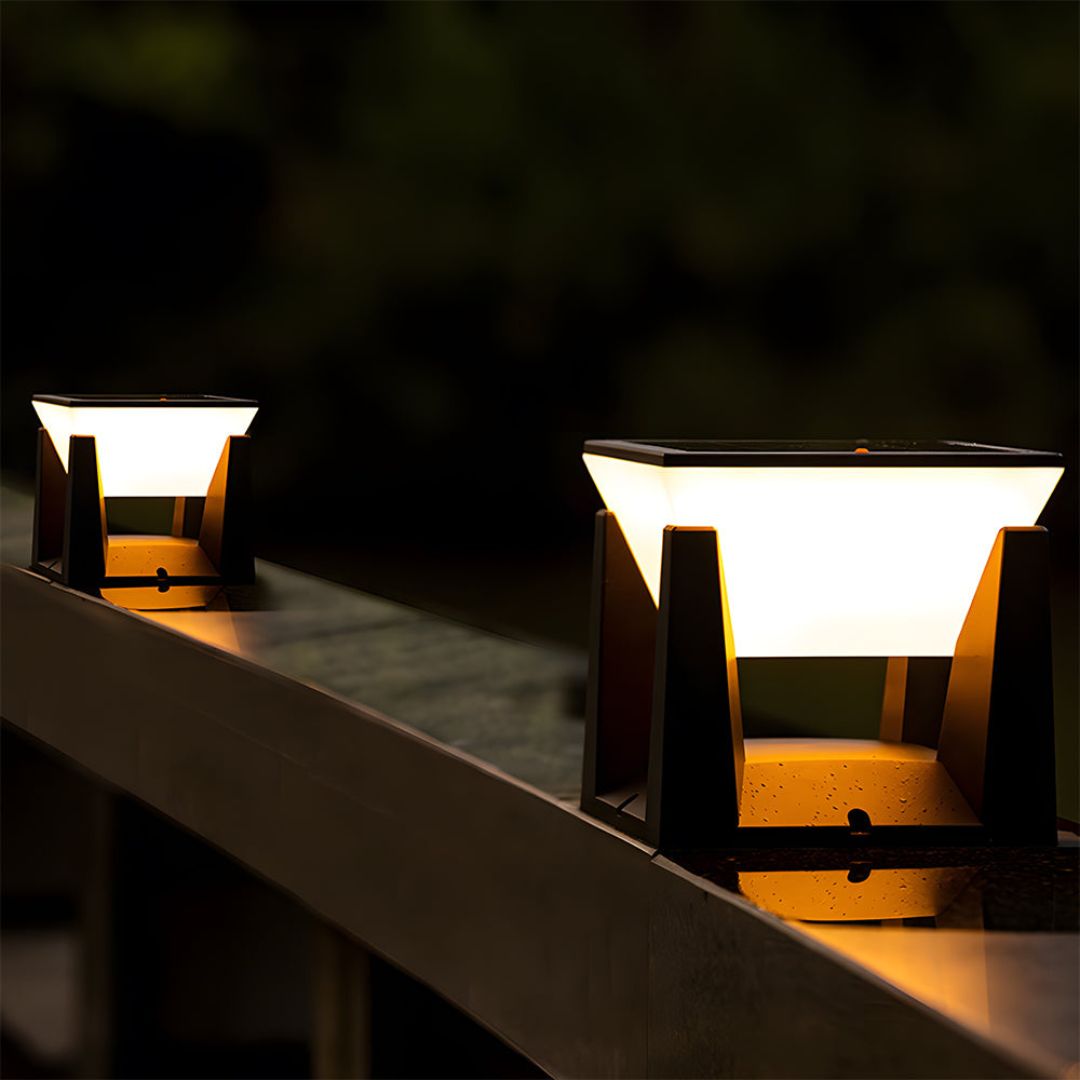 Solar-Powered Outdoor Wall Lights – Weather-Resistant Solar Garden Lights with Automatic Dusk-to-Dawn Sensor