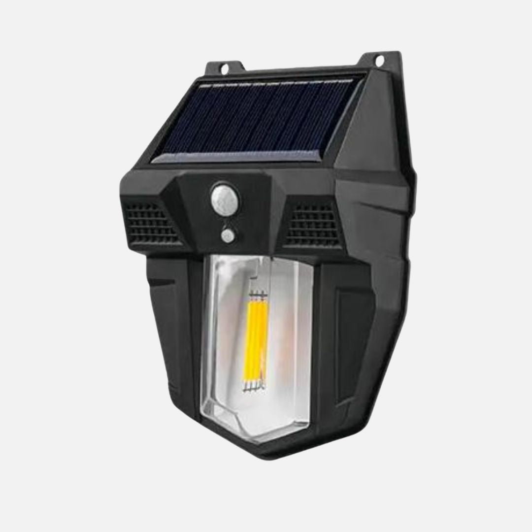 Solar Wall Lamp Outdoor 2-Pack with Motion Sensor and IP65 Rating