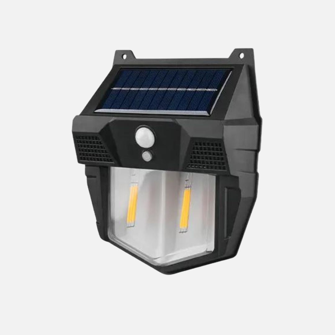 Solar Wall Lamp Outdoor 2-Pack with Motion Sensor and IP65 Rating
