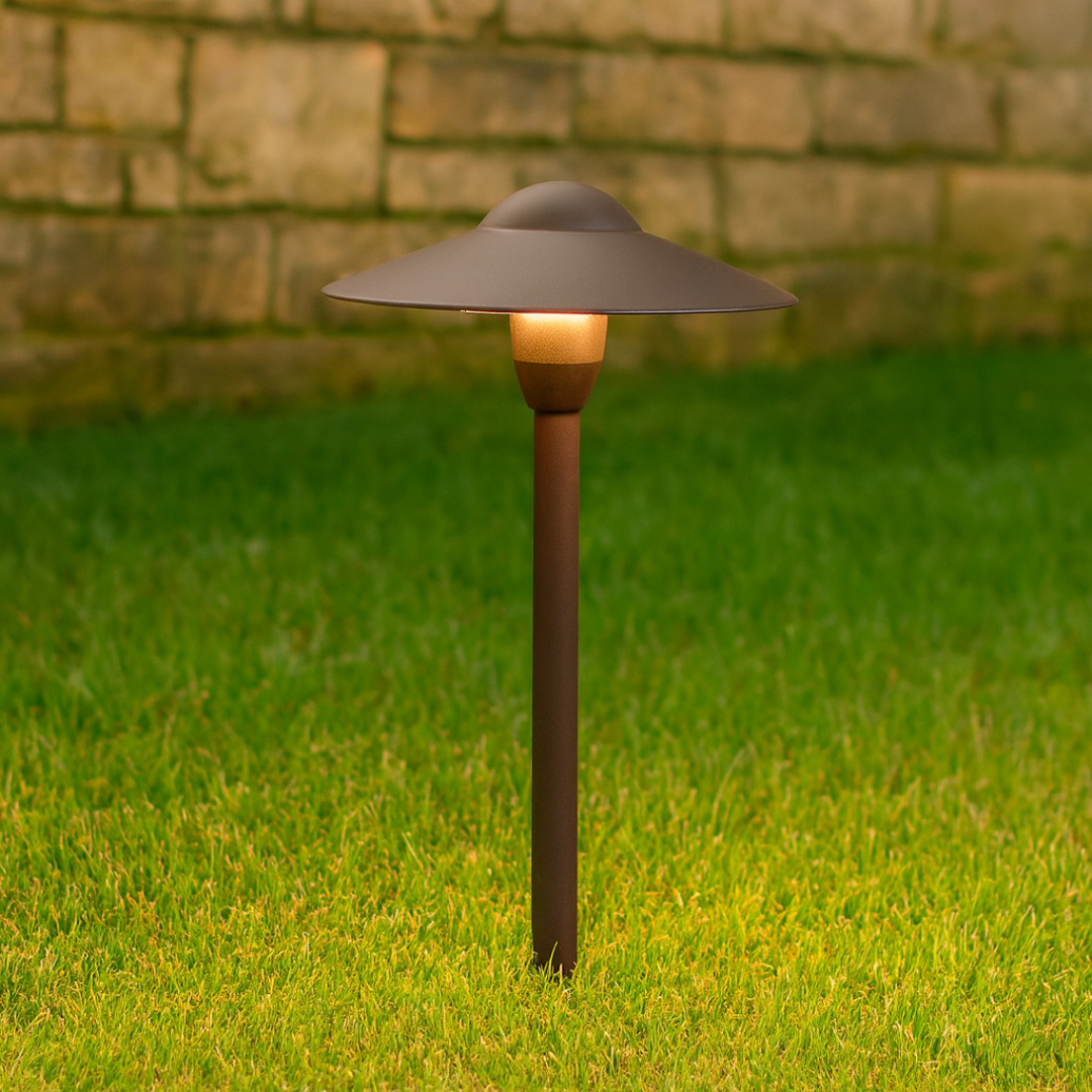 Low Voltage Landscape Path Light 12V Bronze 15in Aluminum