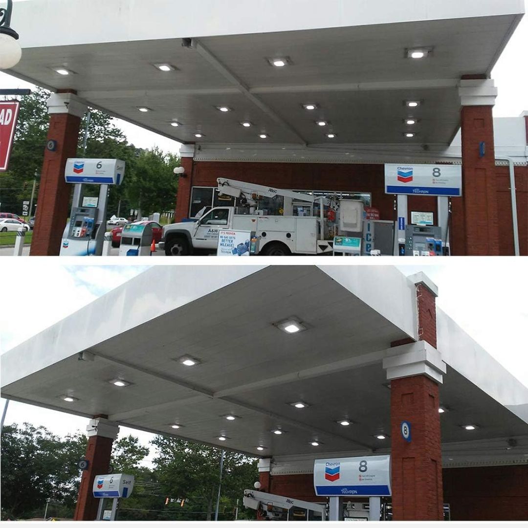 150W LED Canopy Light Outdoor Waterproof 5700K Ceiling Mount Fixture