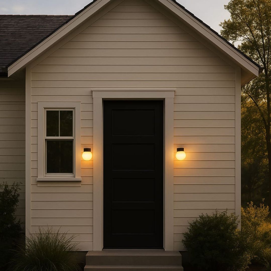 IP65 Waterproof Globe Lighting Fixture – Modern Wall Light for Outdoor Use