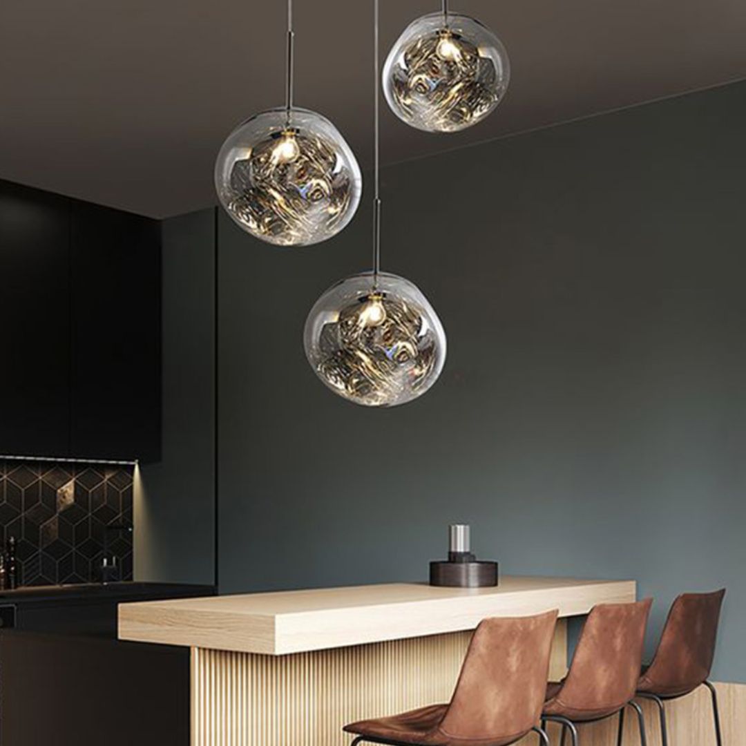Acrylic Pendant Light – E27, Polished Finish, 4 Sizes