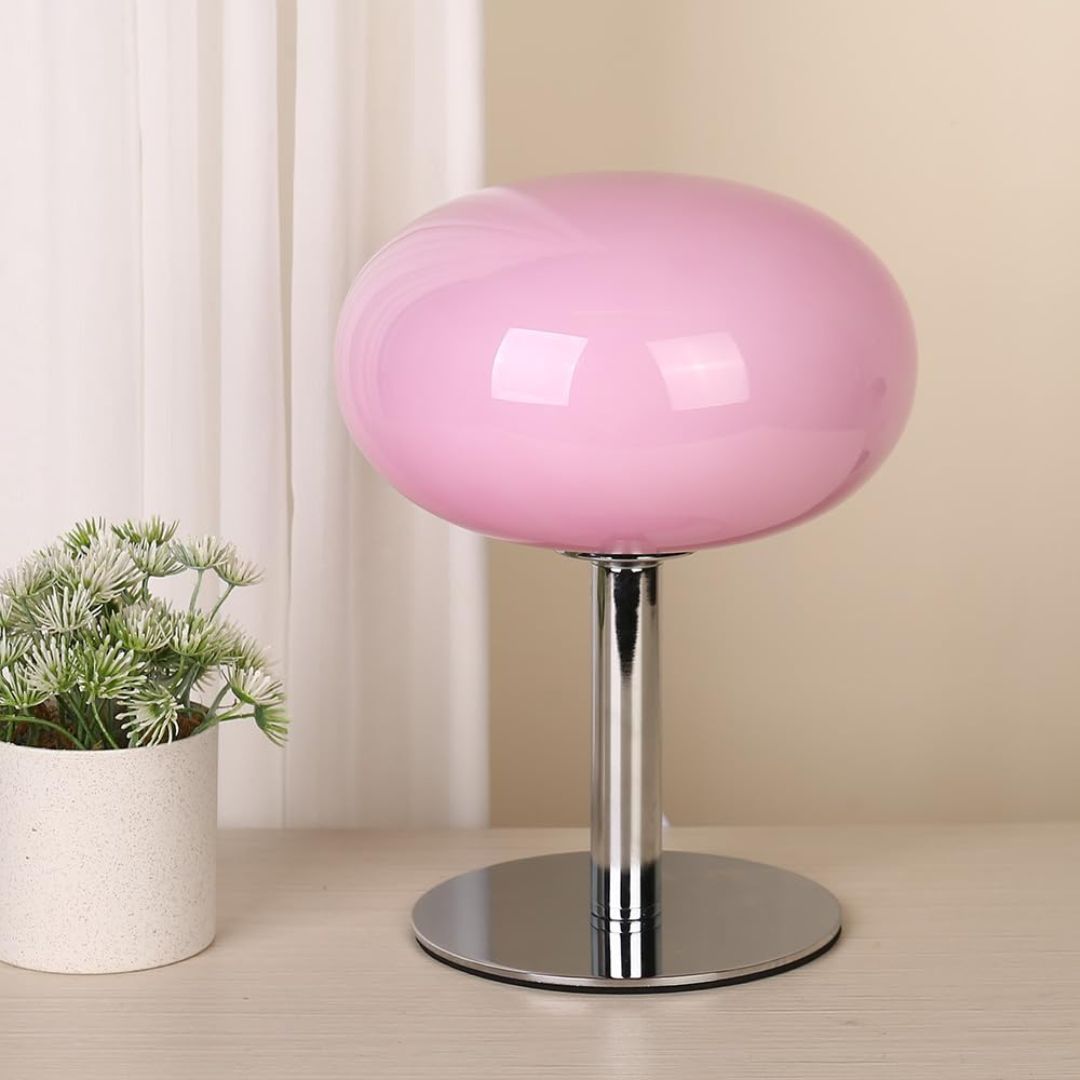 Dimmable Table Lamp – Adjustable Modes, 20cm Round
