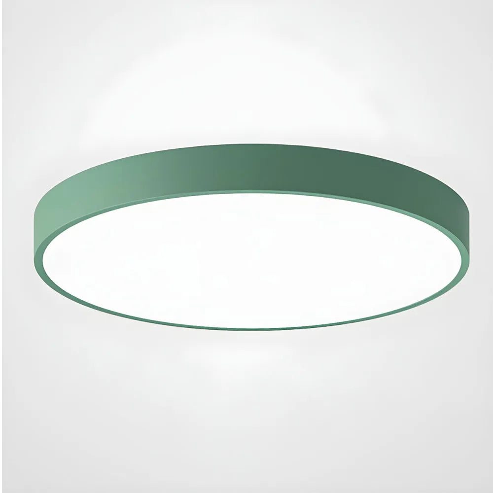 Variant image for Modern Round Flush Mount Ceiling Light, Energy-Efficient LED Fixture-10