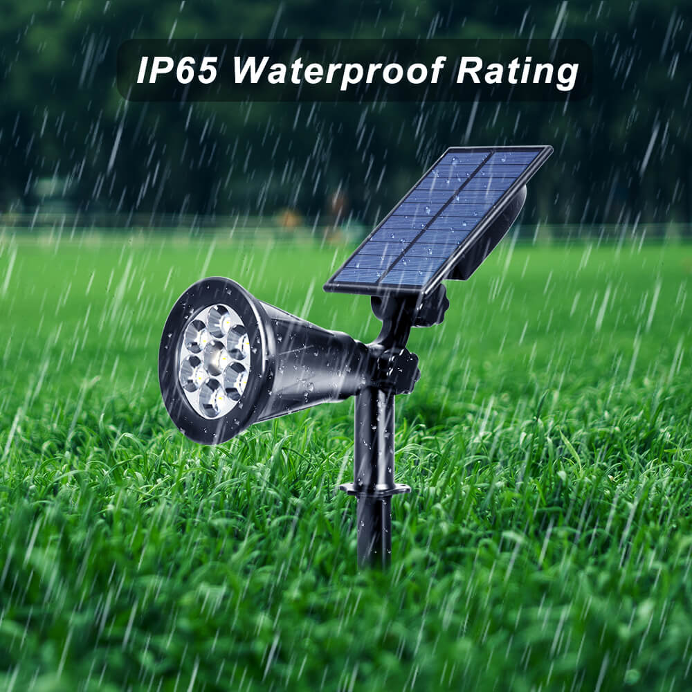 Solar Spot Lights Outdoor with Adjustable Angles and Waterproof Design