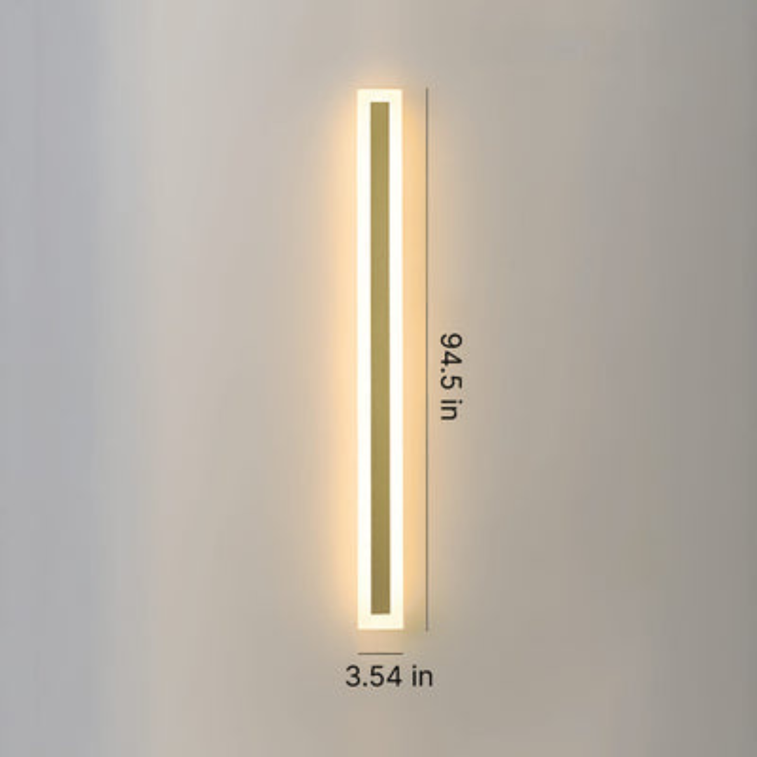 Outdoor Wall Light – Remote-Controlled LED, IP65, Modern Design