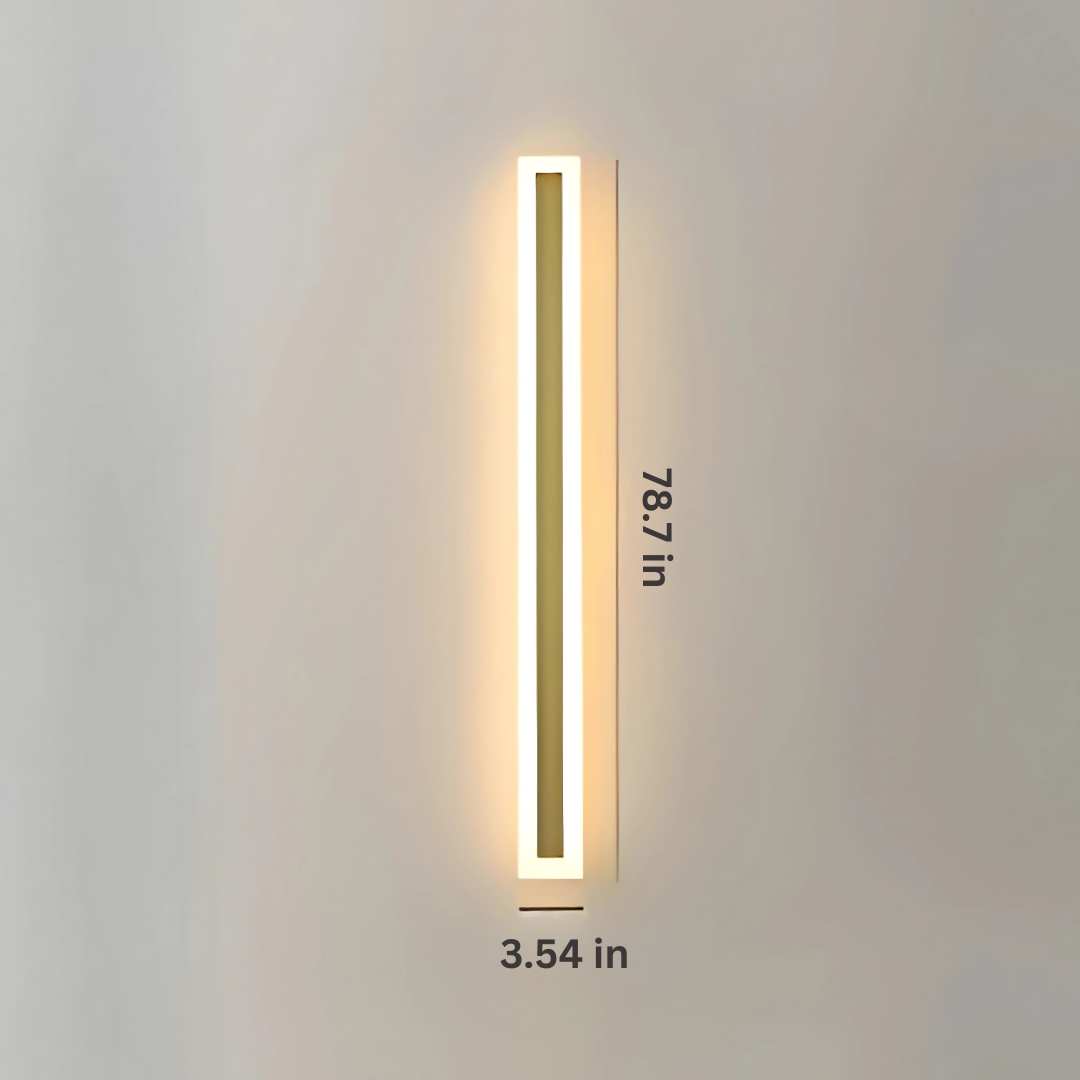 Outdoor Wall Light – Remote-Controlled LED, IP65, Modern Design