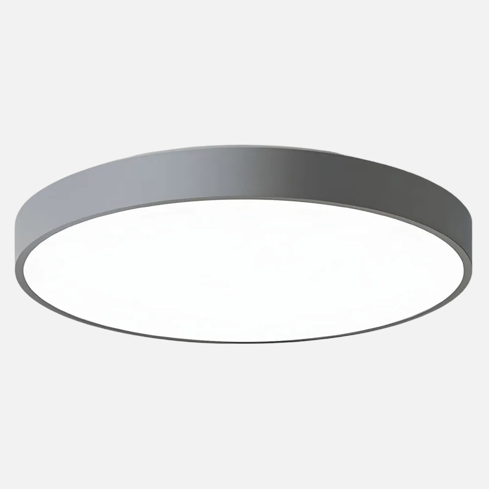 Modern Round Flush Mount Ceiling Light, Energy-Efficient LED Fixture