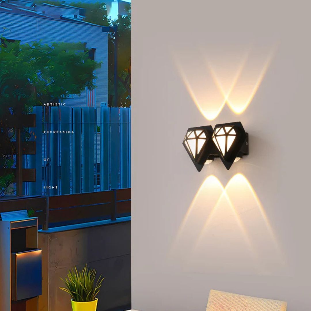 Waterproof Outdoor Wall Lamp with LED Lighting – Stylish Exterior Sconce