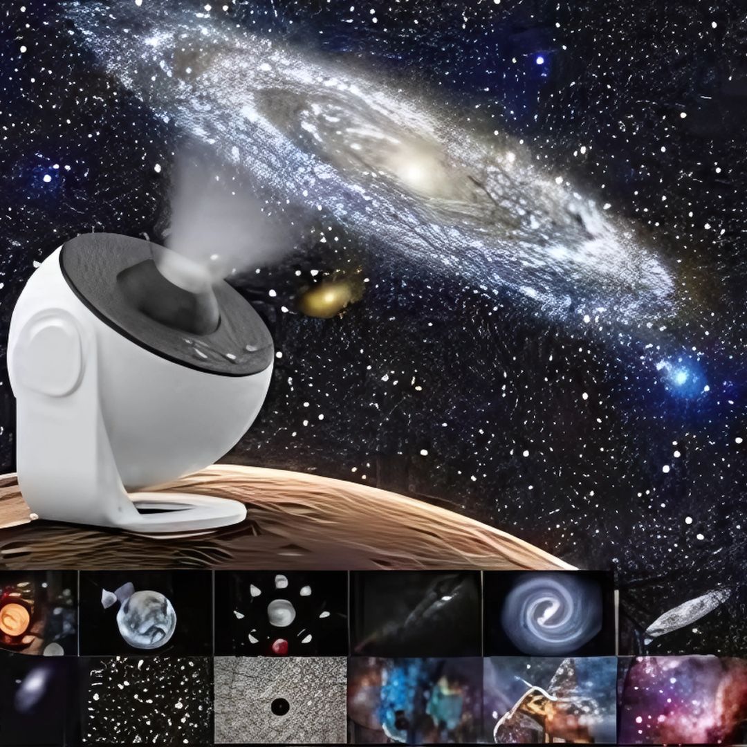 Skylight Projector – 12 Effects, Adjustable Brightness, Timer