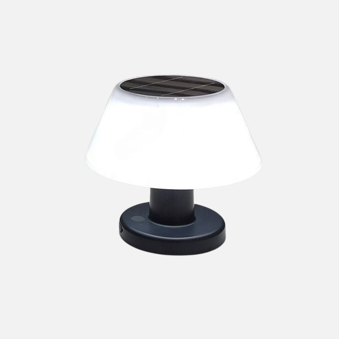 Solar Outdoor Desk Lamp with Adjustable Brightness and Waterproof Design