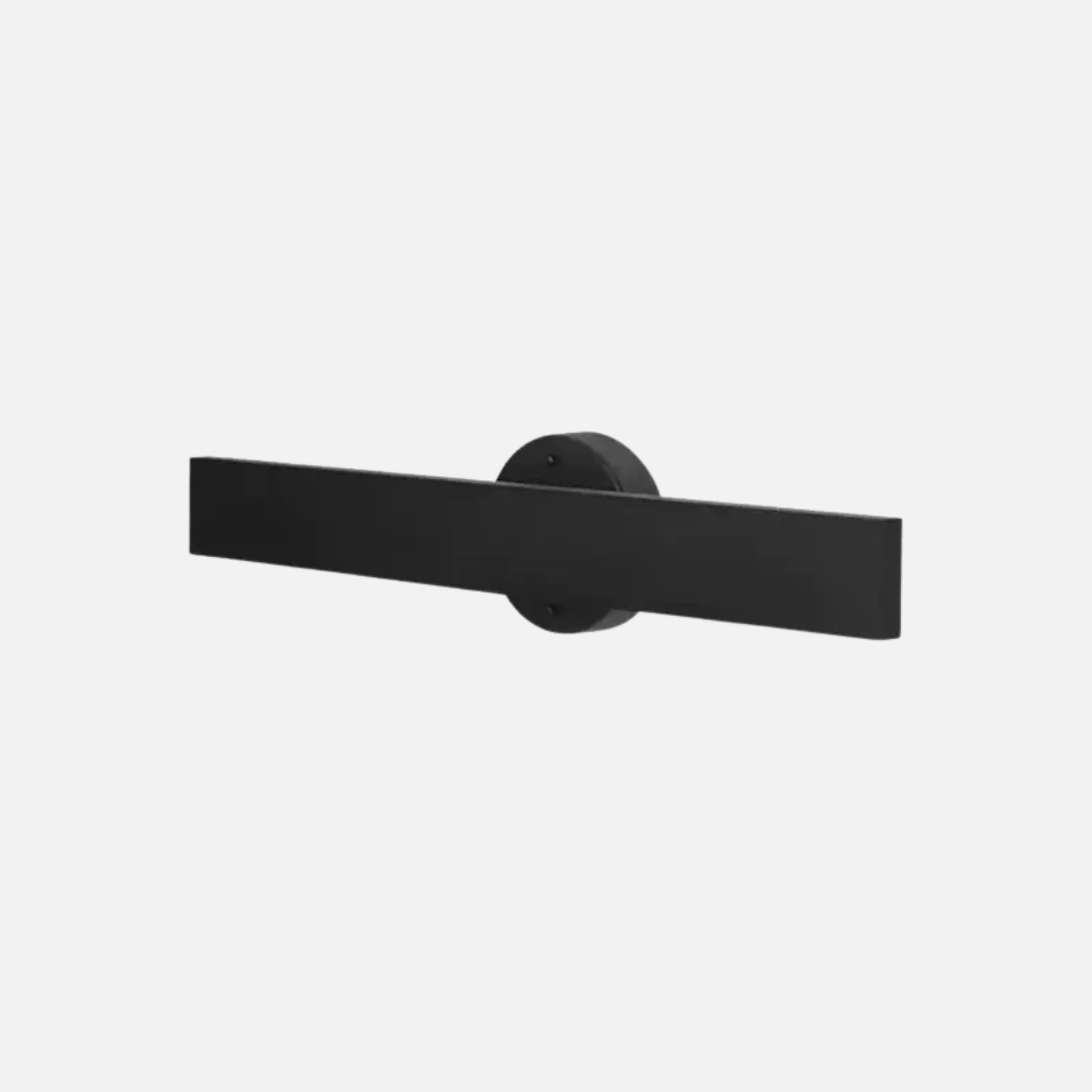 Outdoor Wall Light Waterproof Black LED IP65 Metal Acrylic