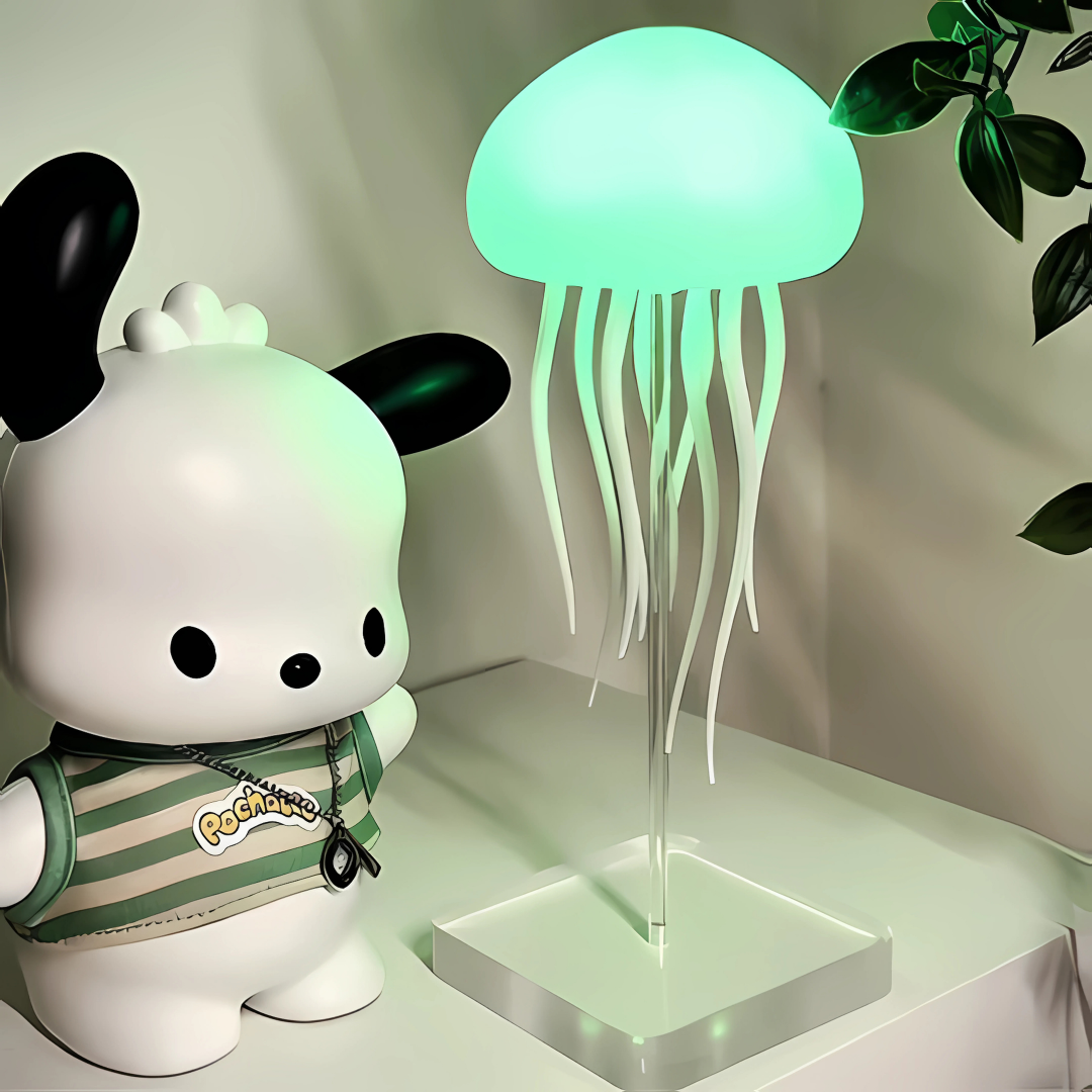 Color-Changing LED Lamp with Realistic Jellyfish Effects – Create a Serene Underwater Atmosphere in Your Home
