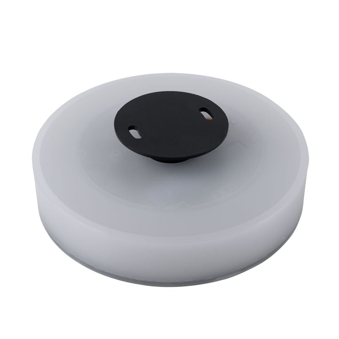 Solar LED Garden Light with Spike Black Outdoor Lamp